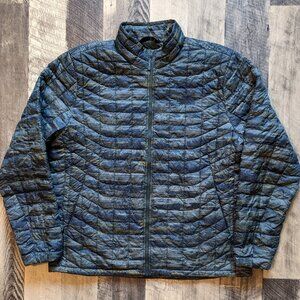 The North Face ThermoBall Puffer Jacket Camo XL Green Black